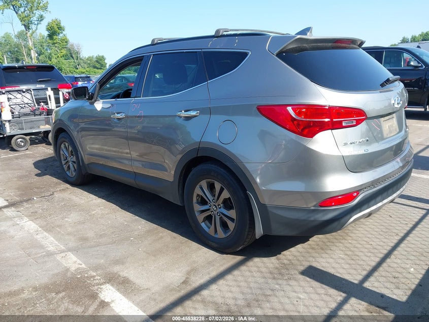 2014 Hyundai Santa fe VIN 5XYZU3LBXEG212156 IAAI salvage auction — SIDE, Salvage (North Carolina), sold $2,150 on 2026-07-23 (photo 3)