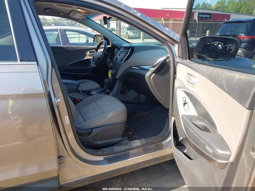 2014 Hyundai Santa fe VIN 5XYZU3LBXEG212156 IAAI salvage auction — SIDE, Salvage (North Carolina), sold $2,150 on 2026-07-23 (photo 5)