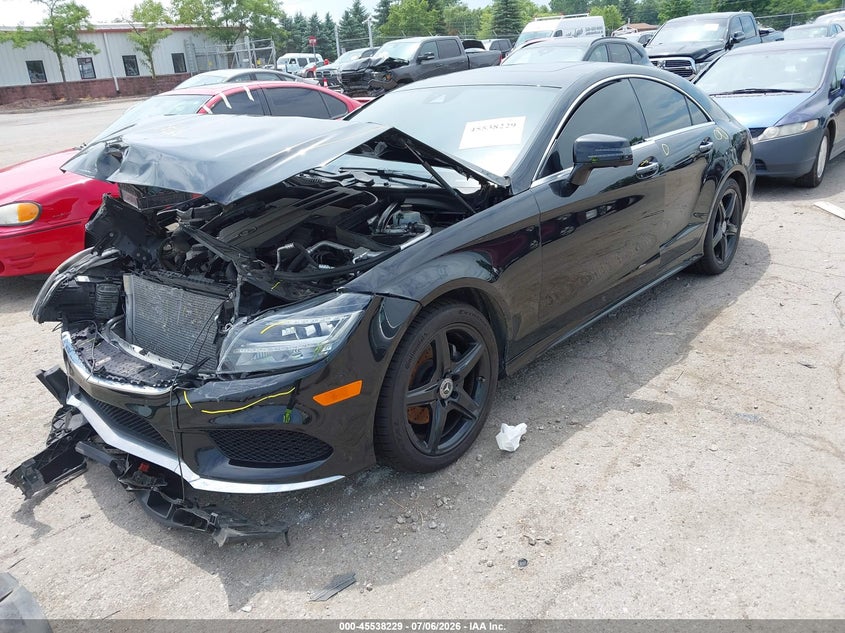 2015 Mercedes-benz Clc-klasse VIN WDDLJ6HB4FA144453 IAAI salvage auction — FRONT END, Clear (Michigan), sold $3,700 on 2026-07-30 (photo 2)