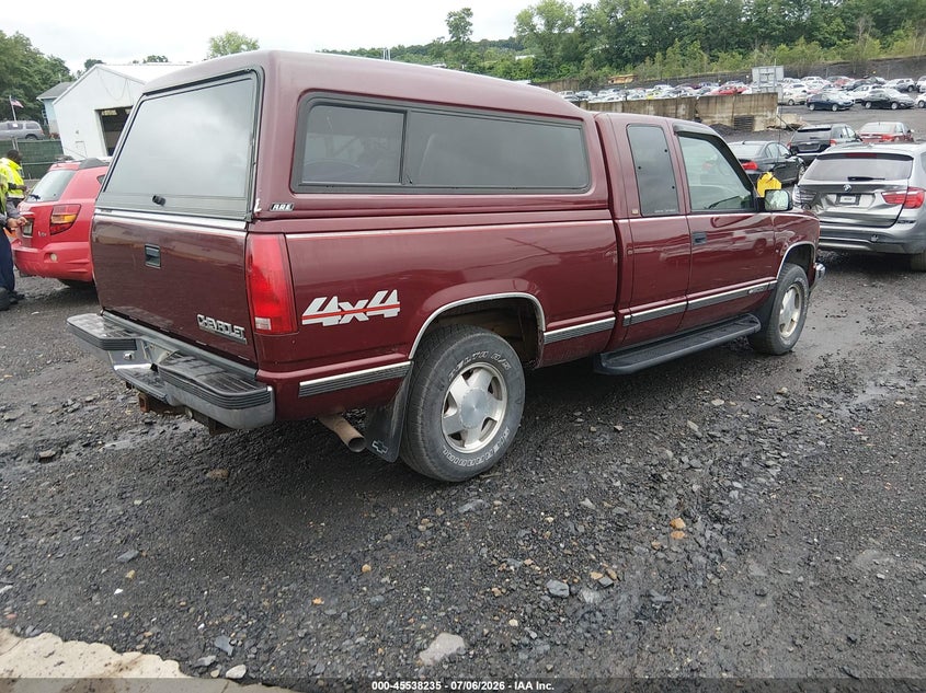 1998 Chevrolet C/k 1500 VIN 2GCEK19R7W1191016 IAAI salvage auction — SIDE, Salvage (Pennsylvania), sold $775 on 2026-07-15 (photo 4)