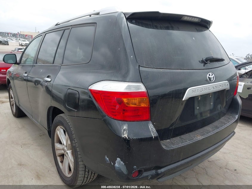 2010 Toyota Highlander VIN 5TDYK3EH7AS011699 IAAI salvage auction — NORMAL WEAR, Clear - Dealer Only (California), sold $2,925 on 2026-07-15 (photo 6)