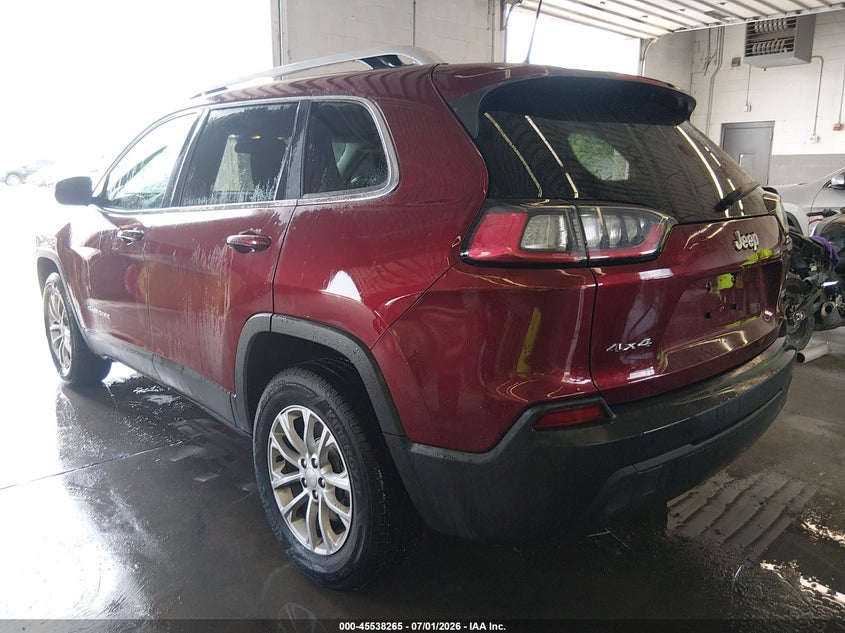 2019 Jeep Cherokee VIN 1C4PJMCB4KD343616 IAAI salvage auction — NORMAL WEAR, Sf97 (New York), sold $8,000 on 2026-08-20 (photo 3)