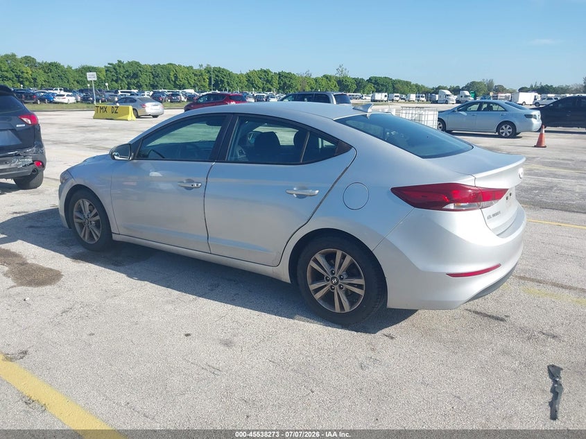 2018 Hyundai Elantra VIN KMHD84LF6JU572150 IAAI salvage auction — SIDE, Rebuildable (Florida), sold $25 on 2026-07-30 (photo 3)