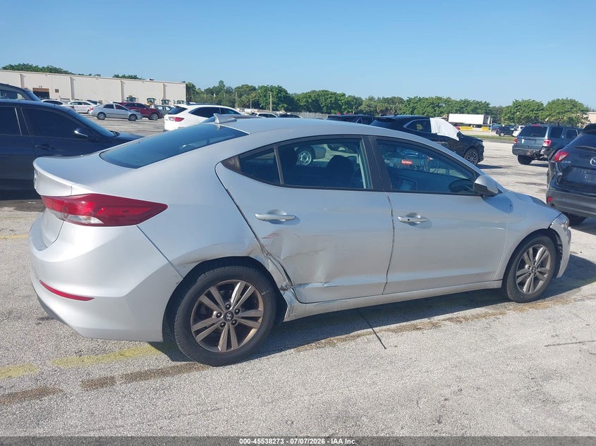 2018 Hyundai Elantra VIN KMHD84LF6JU572150 IAAI salvage auction — SIDE, Rebuildable (Florida), sold $25 on 2026-07-30 (photo 6)
