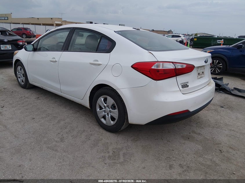 2015 Kia Forte VIN KNAFX4A69F5281725 IAAI salvage auction — NORMAL WEAR, Clear (Missouri), sold $850 on 2026-07-17 (photo 3)