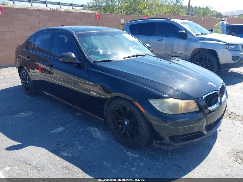 2009 BMW 3 series VIN WBAPH57539NL80518 IAAI salvage auction — LEFT FRONT, Clear - Dealer Only (California), sold $1,100 on 2026-07-22 (photo 1)