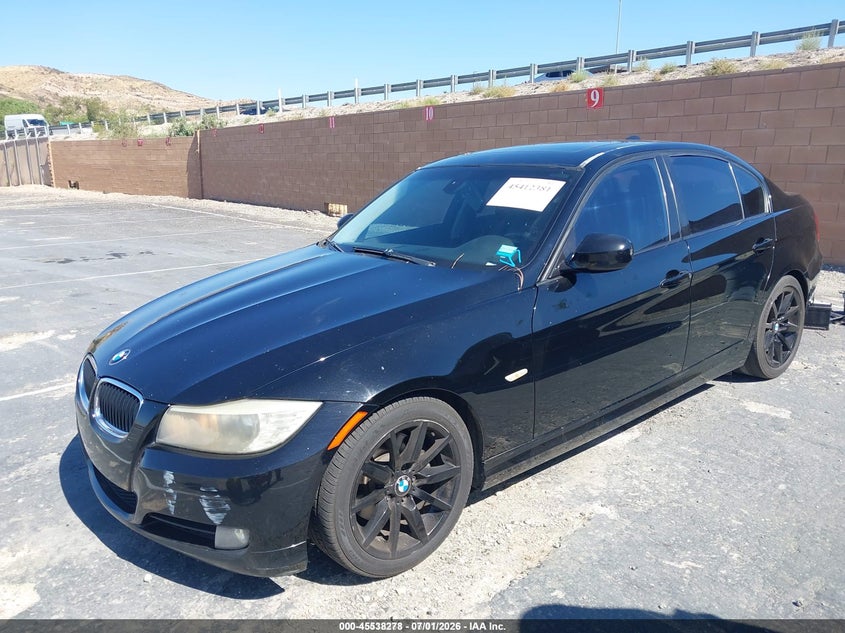 2009 BMW 3 series VIN WBAPH57539NL80518 IAAI salvage auction — LEFT FRONT, Clear - Dealer Only (California), sold $1,100 on 2026-07-22 (photo 2)