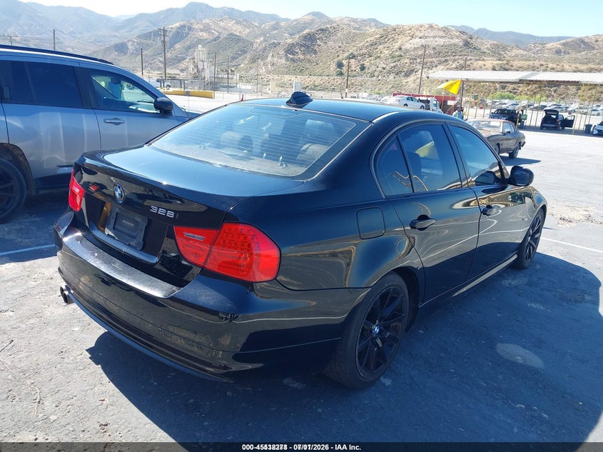 2009 BMW 3 series VIN WBAPH57539NL80518 IAAI salvage auction — LEFT FRONT, Clear - Dealer Only (California), sold $1,100 on 2026-07-22 (photo 4)
