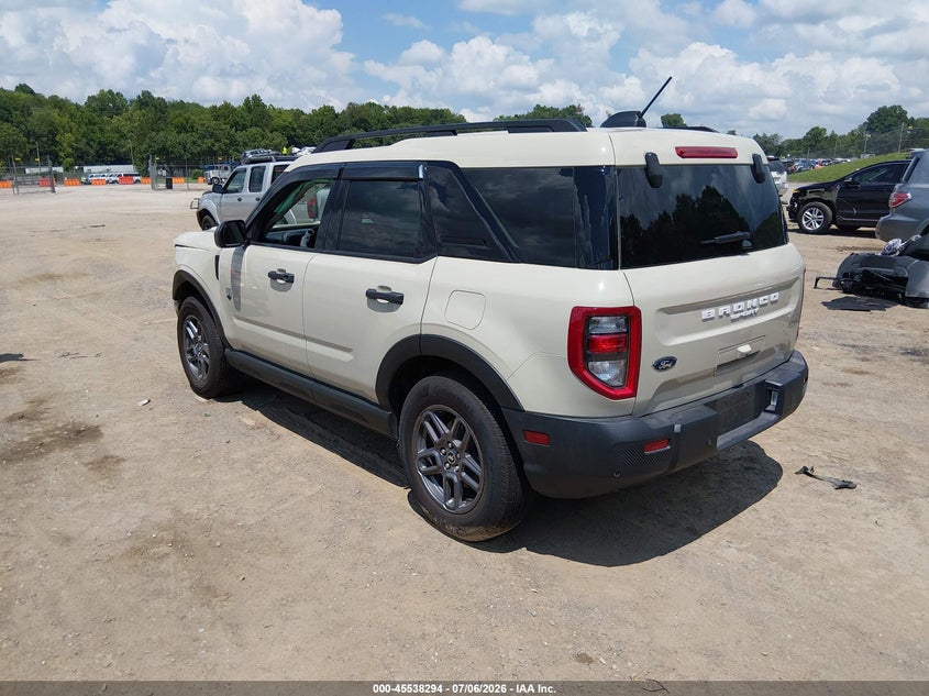 2025 Ford Bronco sport VIN 3FMCR9BN7SRF31257 IAAI salvage auction — LEFT FRONT, Salvage Title, sold $7,500 on 2026-07-29 (photo 3)