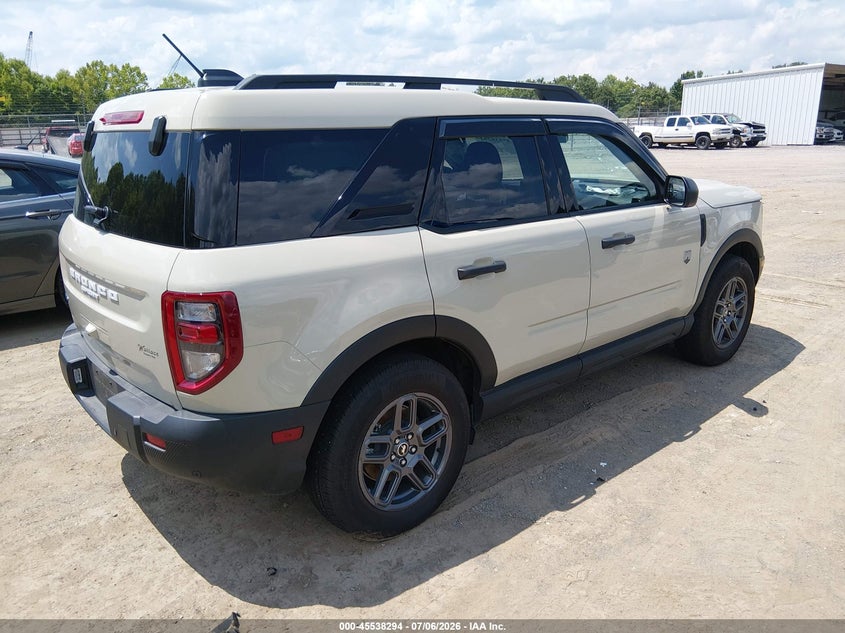 2025 Ford Bronco sport VIN 3FMCR9BN7SRF31257 IAAI salvage auction — LEFT FRONT, Salvage Title, sold $7,500 on 2026-07-29 (photo 4)