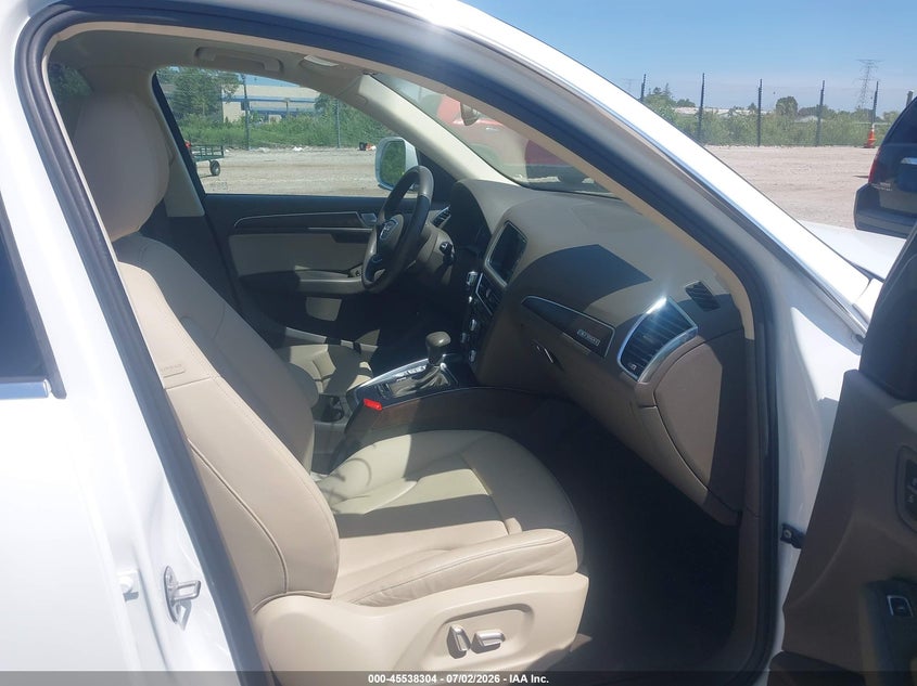 2016 Audi Q5 VIN WA1L2AFP1GA134967 IAAI salvage auction — FRONT END, Clear (Wisconsin), sold $6,300 on 2026-07-14 (photo 5)