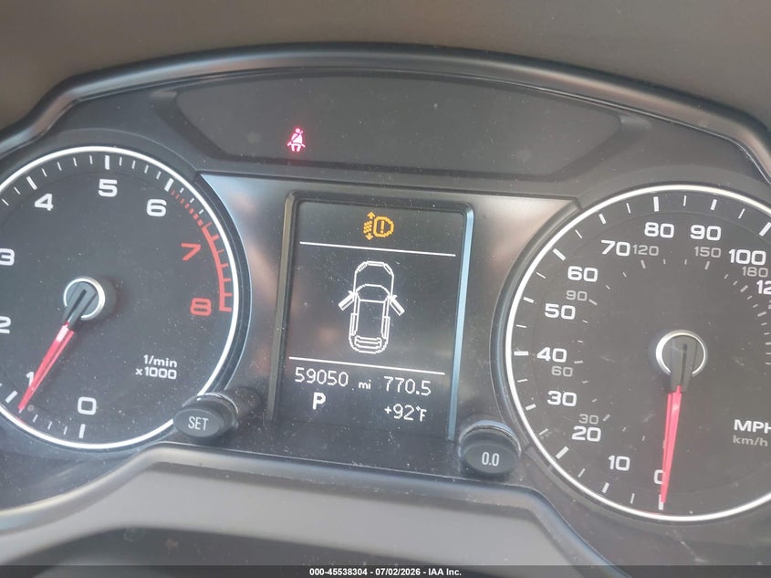 2016 Audi Q5 VIN WA1L2AFP1GA134967 IAAI salvage auction — FRONT END, Clear (Wisconsin), sold $6,300 on 2026-07-14 (photo 7)