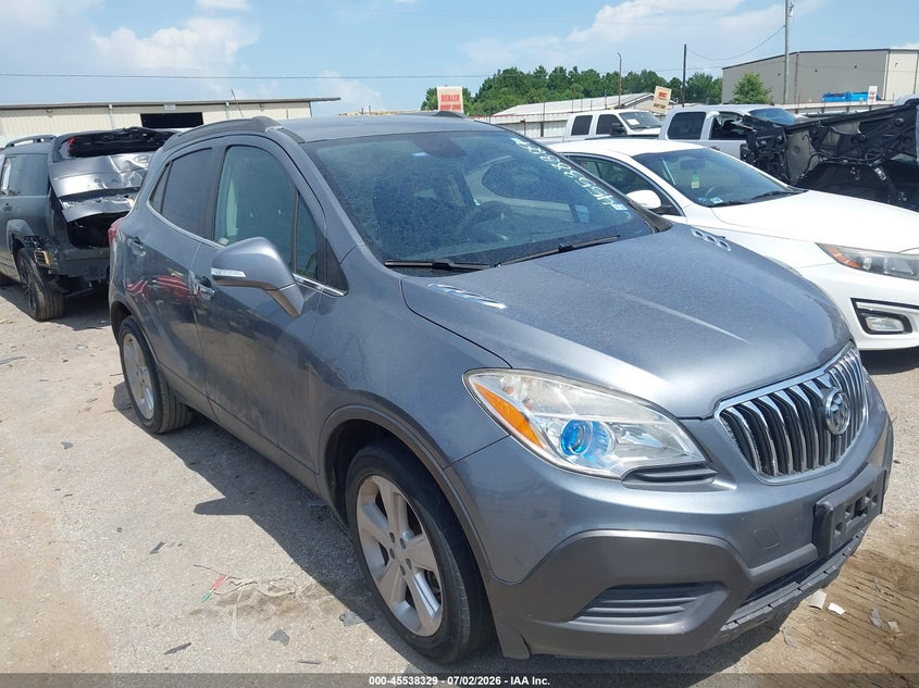 2015 Buick Encore VIN KL4CJASB0FB155587 IAAI salvage auction — NORMAL WEAR, Original (Texas), sold $1,225 on 2026-07-29 (photo 1)