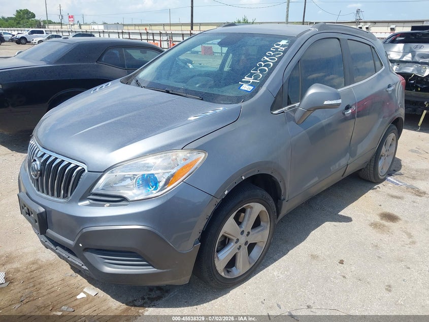 2015 Buick Encore VIN KL4CJASB0FB155587 IAAI salvage auction — NORMAL WEAR, Original (Texas), sold $1,225 on 2026-07-29 (photo 2)