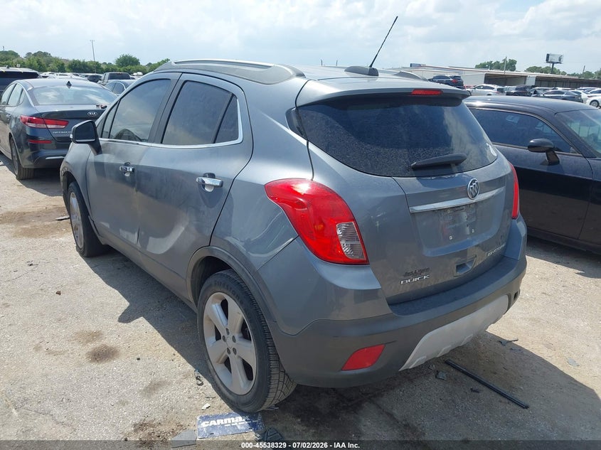 2015 Buick Encore VIN KL4CJASB0FB155587 IAAI salvage auction — NORMAL WEAR, Original (Texas), sold $1,225 on 2026-07-29 (photo 3)