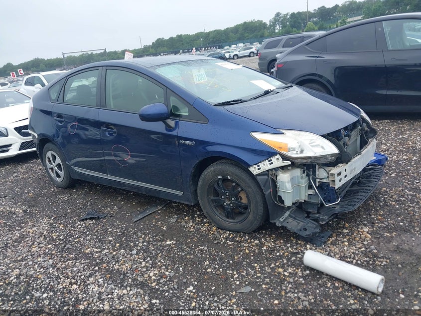 2015 Toyota Prius VIN JTDKN3DU2F1898970 IAAI salvage auction — FRONT & REAR, Mv-907A (New York), sold $675 on 2026-07-14 (photo 1)