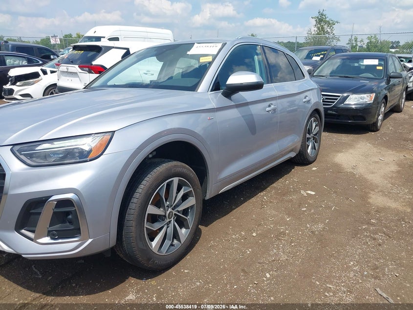 2023 Audi Q5 VIN WA1GAAFY1P2072932 IAAI salvage auction — LEFT REAR, Salvage (Ohio), sold $3,150 on 2026-07-23 (photo 2)