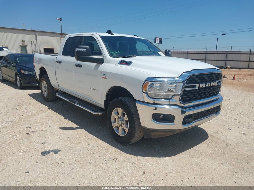 2024 Ram 2500 VIN 3C6UR5DL3RG266511 IAAI salvage auction — REAR END, Enterprise Vehicles Clear Only (Texas), sold $31,000 on 2026-07-11 (photo 1)