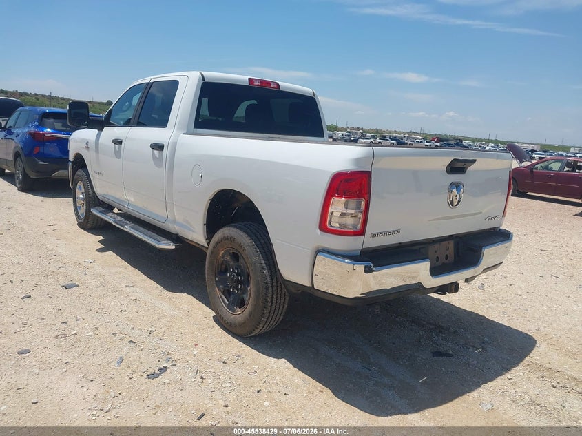 2024 Ram 2500 VIN 3C6UR5DL3RG266511 IAAI salvage auction — REAR END, Enterprise Vehicles Clear Only (Texas), sold $31,000 on 2026-07-11 (photo 3)