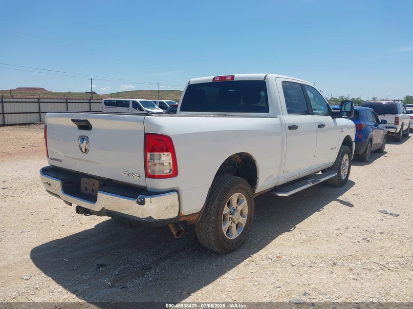 2024 Ram 2500 VIN 3C6UR5DL3RG266511 IAAI salvage auction — REAR END, Enterprise Vehicles Clear Only (Texas), sold $31,000 on 2026-07-11 (photo 4)