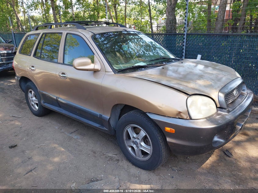 2003 Hyundai Santa fe VIN KM8SC73D23U411495 IAAI salvage auction — NORMAL WEAR, Clear (Virginia), sold $375 on 2026-07-09 (photo 1)