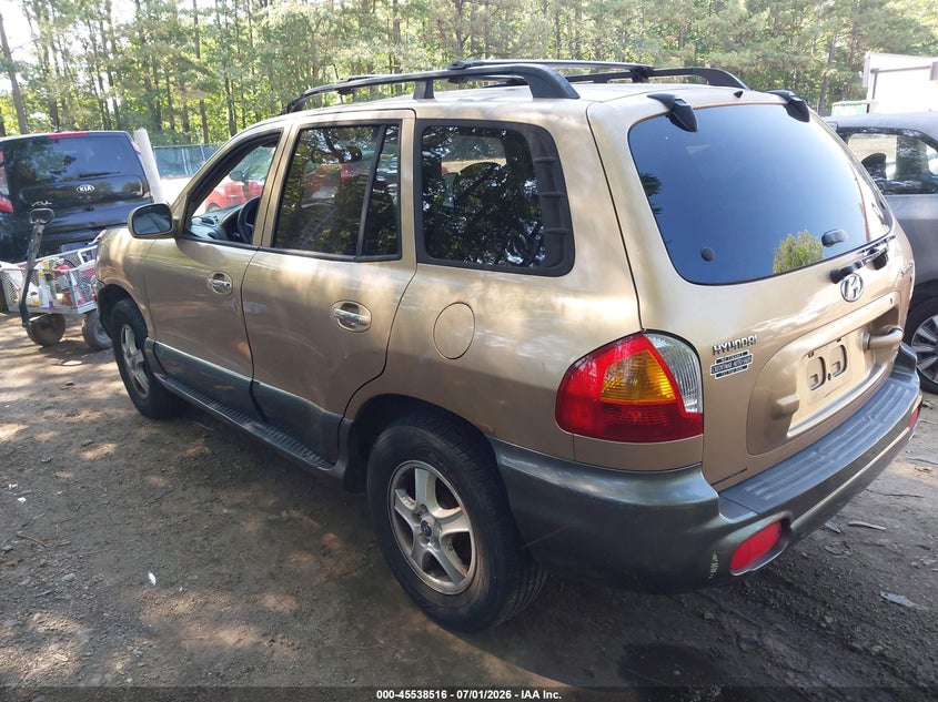 2003 Hyundai Santa fe VIN KM8SC73D23U411495 IAAI salvage auction — NORMAL WEAR, Clear (Virginia), sold $375 on 2026-07-09 (photo 3)