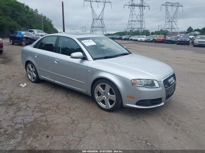 2006 Audi A4 VIN WAUEG78E46A090246 IAAI salvage auction — LEFT FRONT, Salvage (Pennsylvania), sold $250 on 2026-07-16 (photo 1)