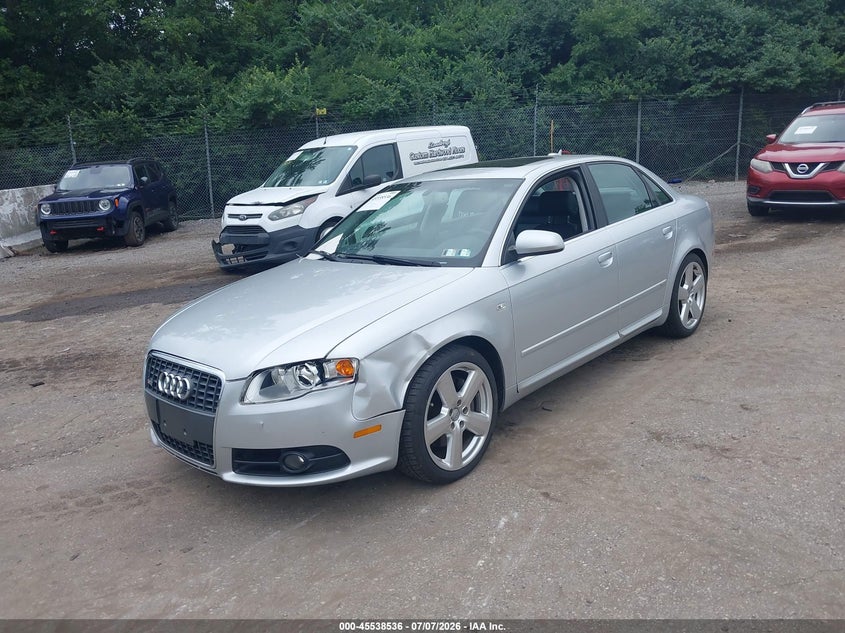 2006 Audi A4 VIN WAUEG78E46A090246 IAAI salvage auction — LEFT FRONT, Salvage (Pennsylvania), sold $250 on 2026-07-16 (photo 2)