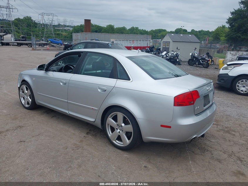 2006 Audi A4 VIN WAUEG78E46A090246 IAAI salvage auction — LEFT FRONT, Salvage (Pennsylvania), sold $250 on 2026-07-16 (photo 3)