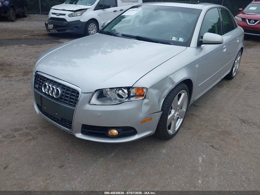2006 Audi A4 VIN WAUEG78E46A090246 IAAI salvage auction — LEFT FRONT, Salvage (Pennsylvania), sold $250 on 2026-07-16 (photo 6)