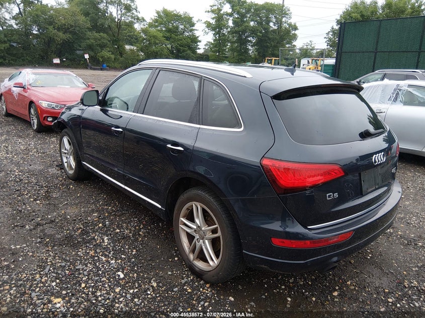 2015 Audi Q5 VIN WA1LFAFP2FA058789 IAAI salvage auction — LEFT FRONT, Mv-907A (New York), sold $925 on 2026-07-28 (photo 3)