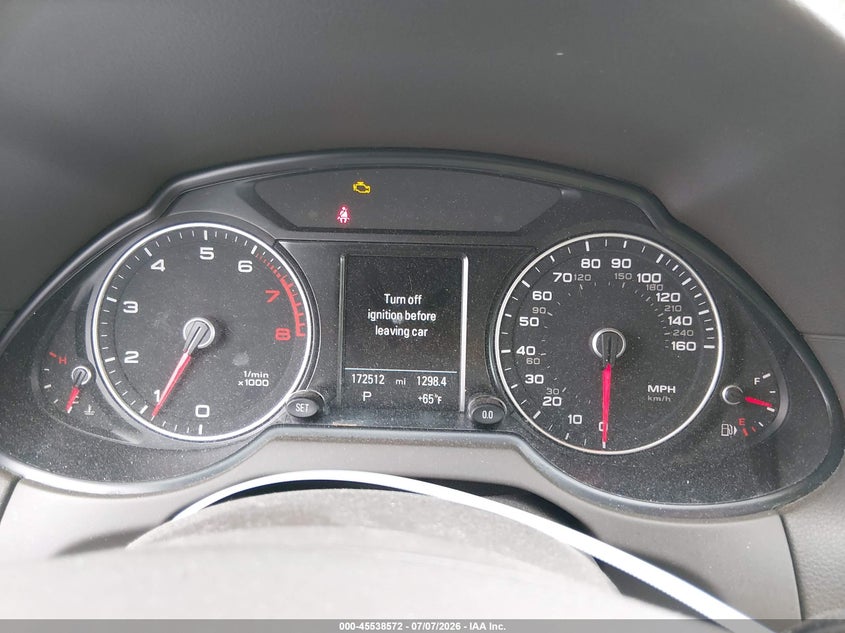 2015 Audi Q5 VIN WA1LFAFP2FA058789 IAAI salvage auction — LEFT FRONT, Mv-907A (New York), sold $925 on 2026-07-28 (photo 7)