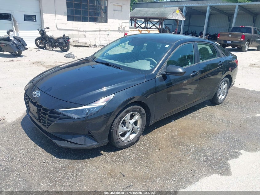 2021 Hyundai Elantra VIN 5NPLL4AG8MH049799 IAAI salvage auction — ALL OVER, SF97 (New Hampshire), sold $525 on 2026-07-23 (photo 2)