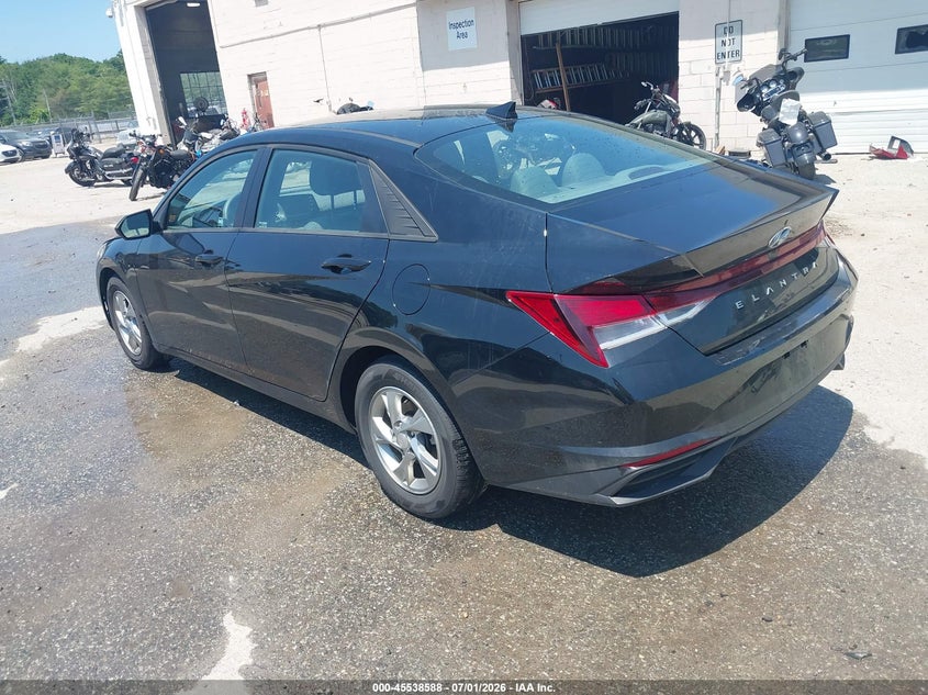 2021 Hyundai Elantra VIN 5NPLL4AG8MH049799 IAAI salvage auction — ALL OVER, SF97 (New Hampshire), sold $525 on 2026-07-23 (photo 3)