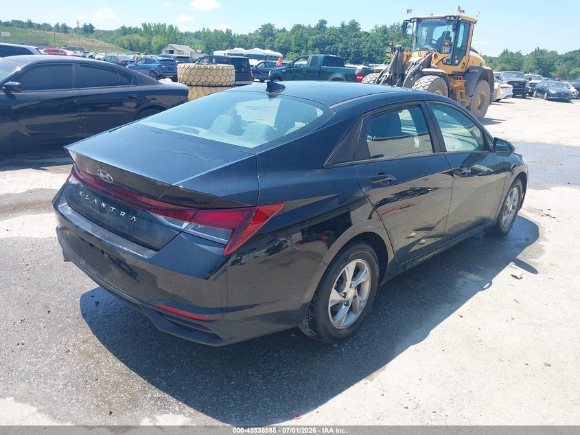 2021 Hyundai Elantra VIN 5NPLL4AG8MH049799 IAAI salvage auction — ALL OVER, SF97 (New Hampshire), sold $525 on 2026-07-23 (photo 4)