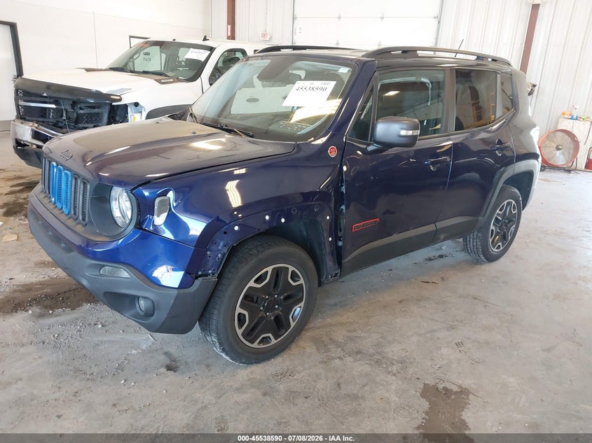 2017 Jeep Renegade VIN ZACCJBCB8HPG44760 IAAI salvage auction — LEFT SIDE, Salvage (Michigan), sold $900 on 2026-08-04 (photo 2)