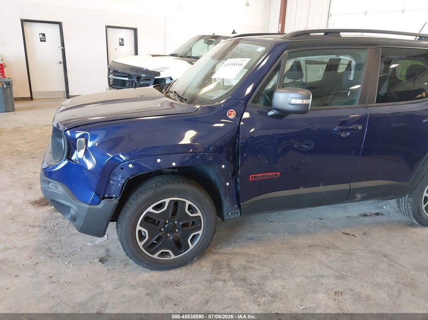 2017 Jeep Renegade VIN ZACCJBCB8HPG44760 IAAI salvage auction — LEFT SIDE, Salvage (Michigan), sold $900 on 2026-08-04 (photo 6)