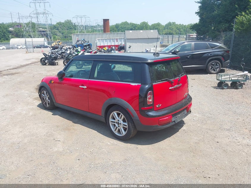 2012 Mini VIN WMWZF3C50CT189585 IAAI salvage auction — NORMAL WEAR, Clear (Pennsylvania), sold $475 on 2026-07-24 (photo 3)