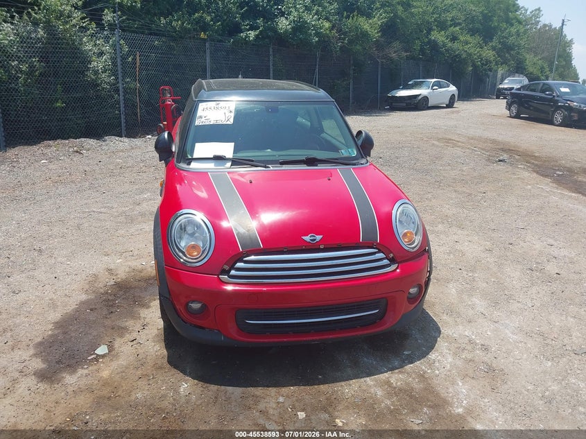 2012 Mini VIN WMWZF3C50CT189585 IAAI salvage auction — NORMAL WEAR, Clear (Pennsylvania), sold $475 on 2026-07-24 (photo 6)