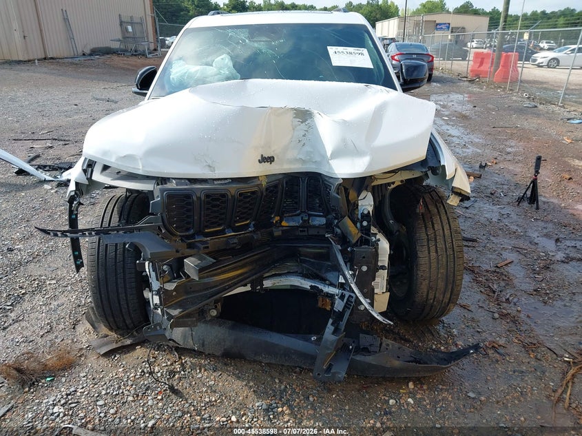 2025 Jeep Grand cherokee VIN 1C4RJHBG8SC363208 IAAI salvage auction — FRONT END, Salvage Title, sold $9,300 on 2026-08-12 (photo 6)