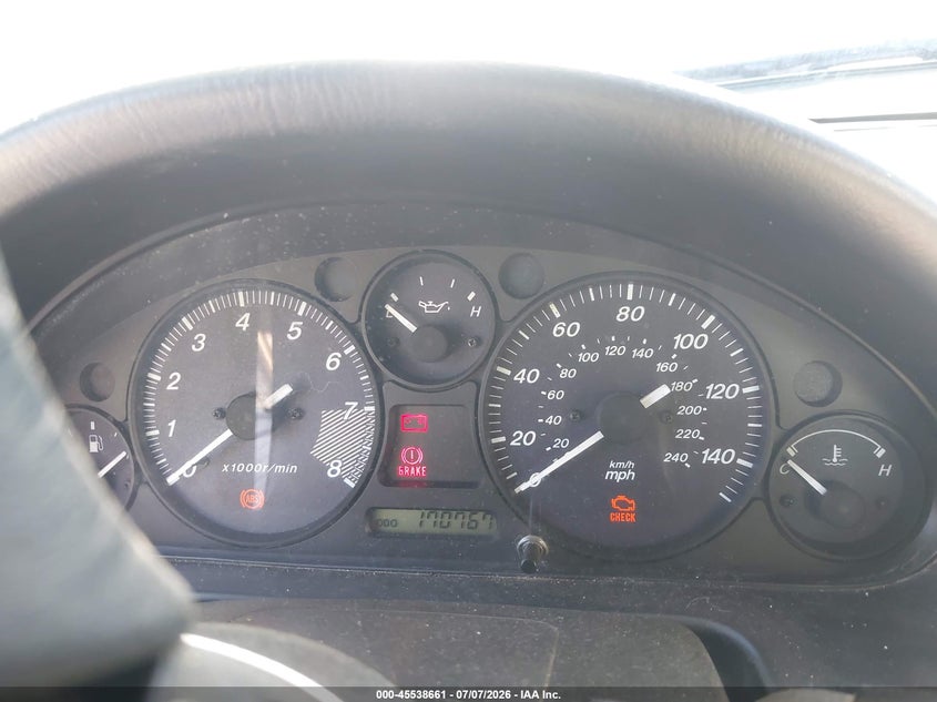 2000 Mazda Mx-5 miata VIN JM1NB3537Y0141731 IAAI salvage auction — NORMAL WEAR, Clear - Dealer Only (California), sold $225 on 2026-07-28 (photo 7)