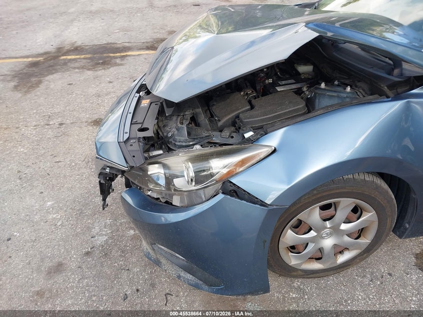 2016 Mazda 3 VIN JM1BM1T79G1298516 IAAI salvage auction — FRONT END, Rebuildable (Florida), sold $525 on 2026-07-29 (photo 6)