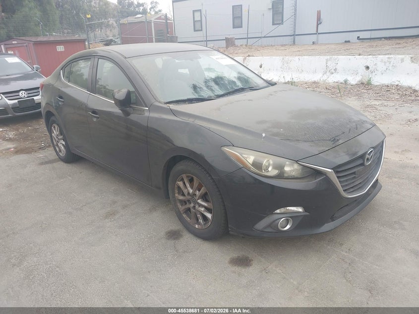 2014 Mazda 3 VIN JM1BM1V75E1112741 IAAI salvage auction — NORMAL WEAR, Clear - Dealer Only (California), sold $1,525 on 2026-07-28 (photo 1)