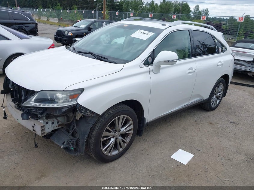 2013 Lexus VIN 2T2BK1BA9DC164420 IAAI salvage auction — FRONT END, Salvage Title, sold $4,600 on 2026-07-18 (photo 2)