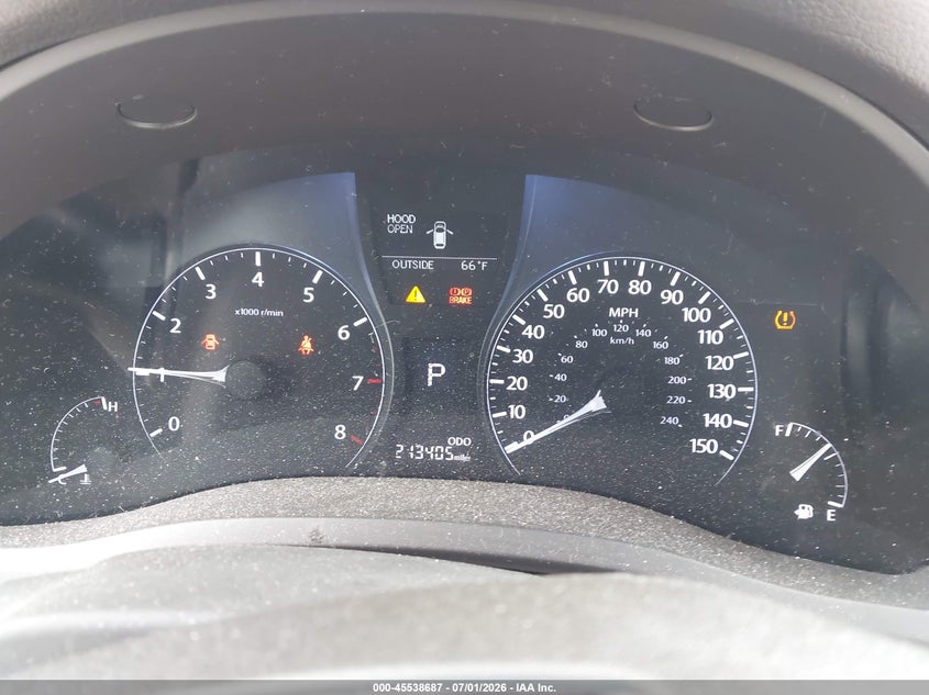 2013 Lexus VIN 2T2BK1BA9DC164420 IAAI salvage auction — FRONT END, Salvage Title, sold $4,600 on 2026-07-18 (photo 7)