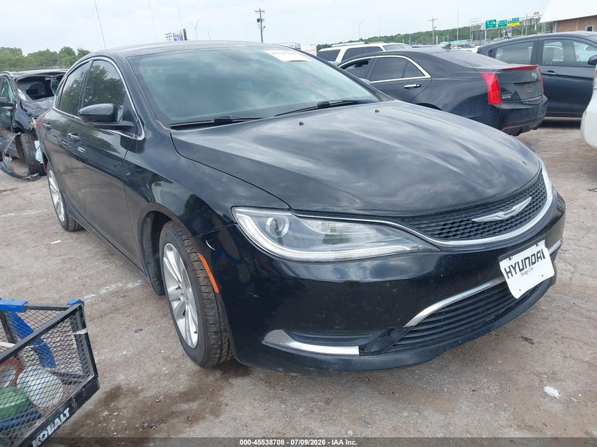 2015 Chrysler 200 VIN 1C3CCCAB2FN641267 IAAI salvage auction — WATER/FLOOD, Clear (Kansas), sold $450 on 2026-09-02 (photo 1)