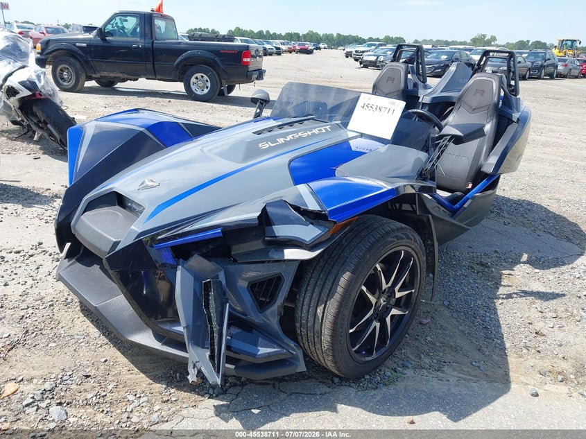 2021 Polaris Slingshot VIN 57XAARGB1M8140473 IAAI salvage auction — LEFT FRONT, Salvage (North Carolina), sold $7,000 on 2026-08-05 (photo 2)