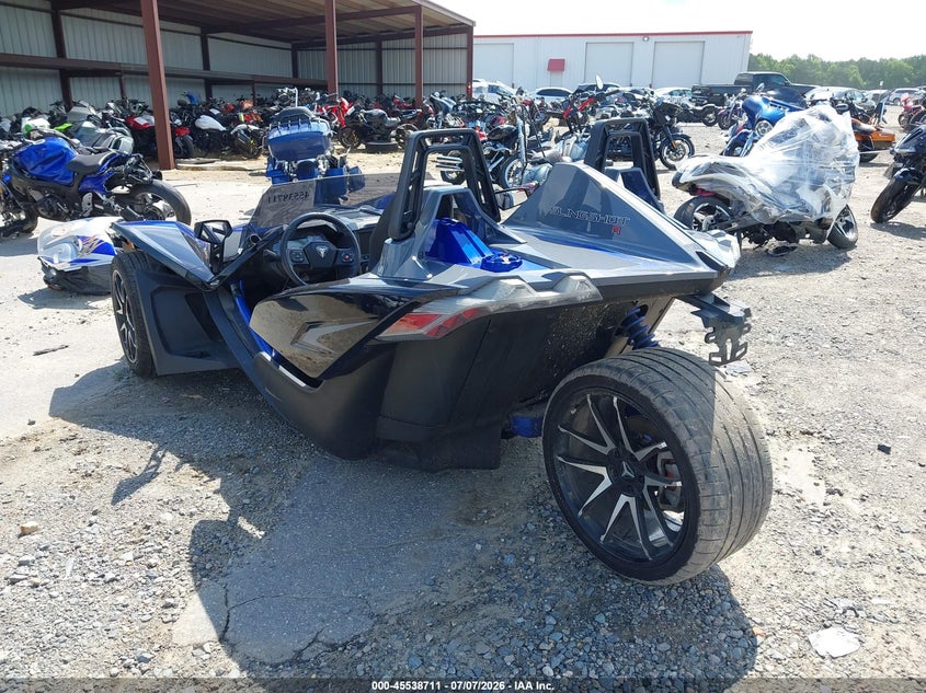 2021 Polaris Slingshot VIN 57XAARGB1M8140473 IAAI salvage auction — LEFT FRONT, Salvage (North Carolina), sold $7,000 on 2026-08-05 (photo 3)