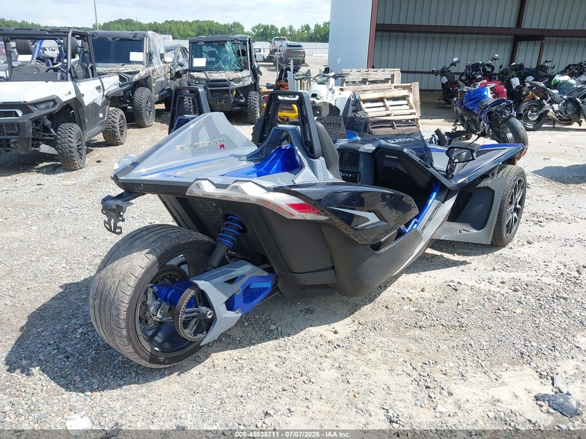 2021 Polaris Slingshot VIN 57XAARGB1M8140473 IAAI salvage auction — LEFT FRONT, Salvage (North Carolina), sold $7,000 on 2026-08-05 (photo 4)