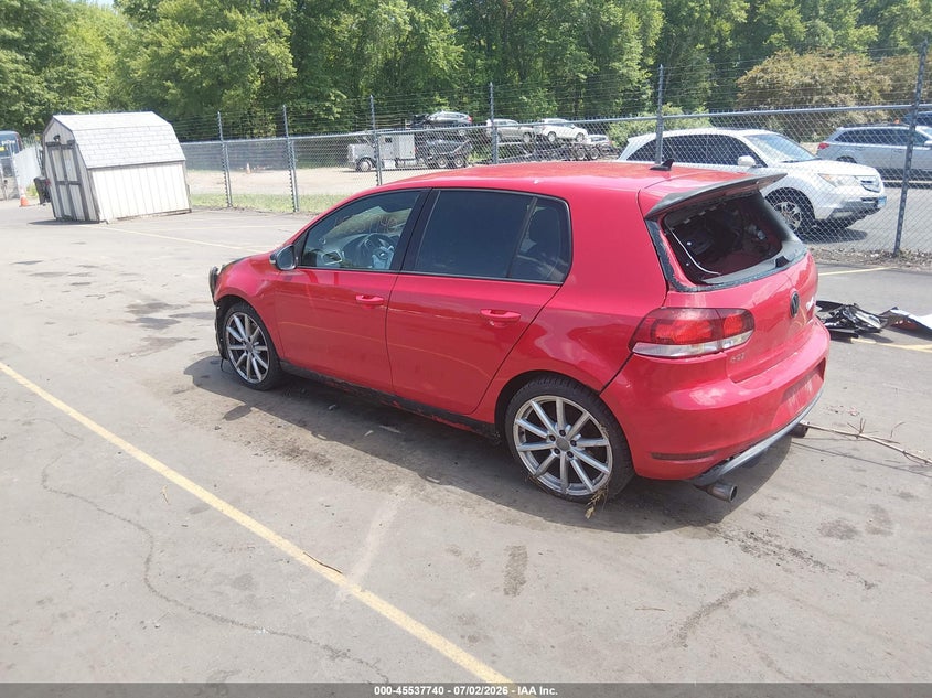 2011 Volkswagen Gti VIN WVWGD7AJ3BW198317 IAAI salvage auction — Burn Engine, Clear (Massachusetts), sold $200 on 2026-08-06 (photo 3)
